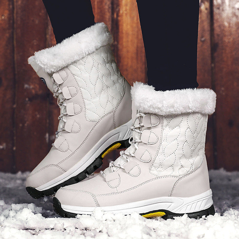 Bottes d'hiver pour femmes avec doublure isolée et semelle antidérapante Chic und Stil
