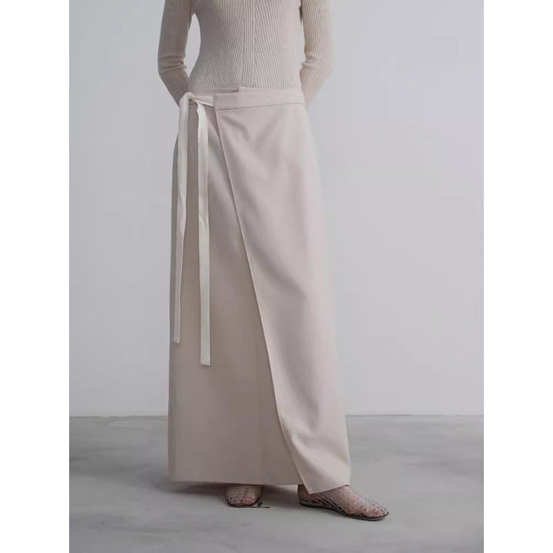 Jupe maxi enveloppante élégante pour femme Chic und Stil