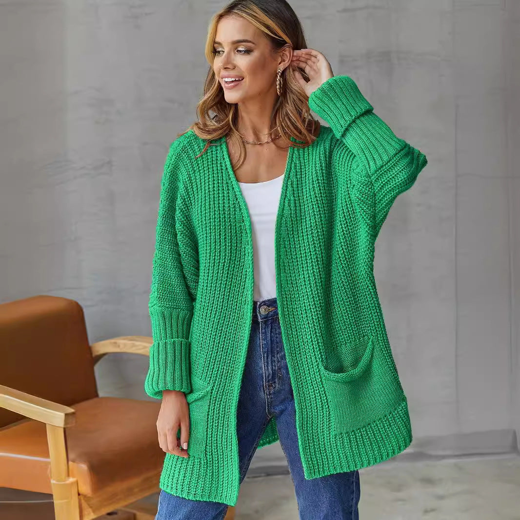 Cardigan en grosse maille pour femmes avec poches pratiques et coupe oversize Chic und Stil