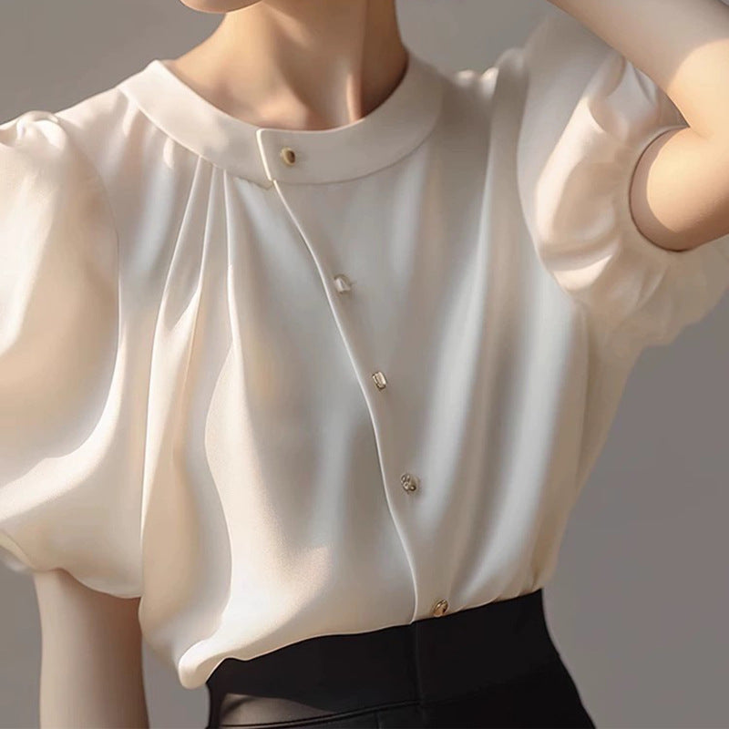 Blouse élégante à boutons pour femmes Chic und Stil