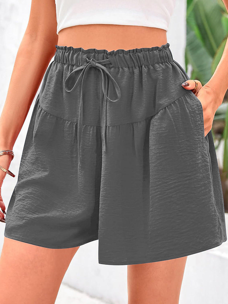 Shorts de détente légers plissés pour femmes Chic und Stil