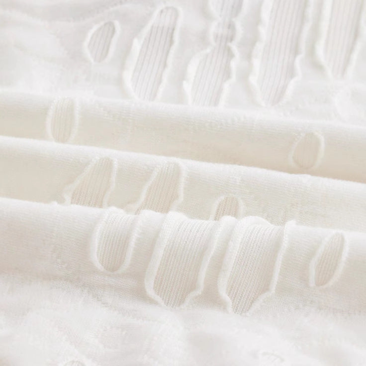 Haut de maillot de bain pour femme à encolure halter avec un détail de nœud ludique et un tissu texturé Chic und Stil