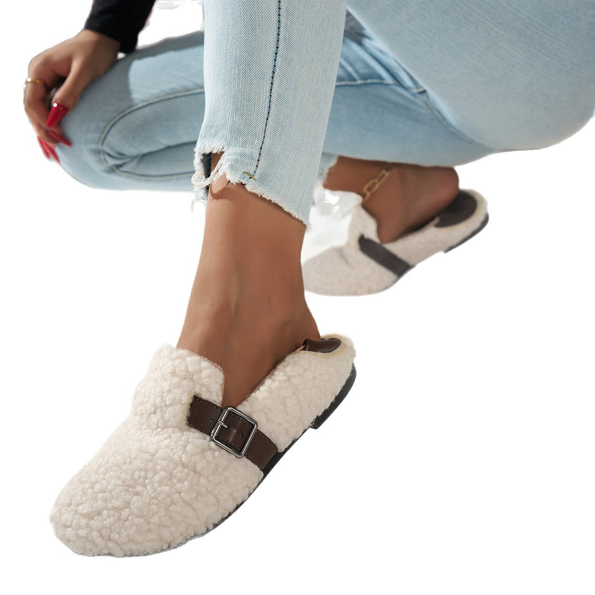 Chaussures d'intérieur pour femmes avec une doublure moelleuse Chic und Stil