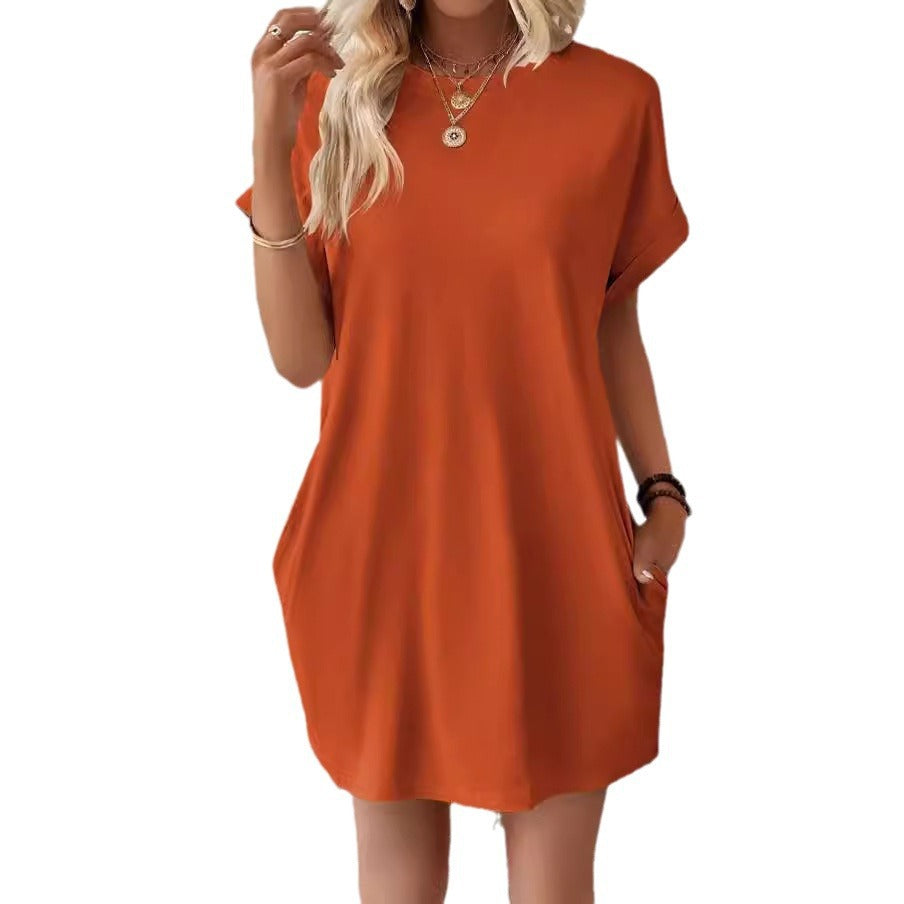 Robe T-shirt décontractée femme Chic und Stil