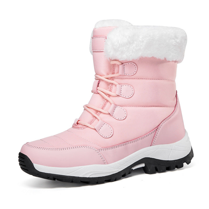 Bottes d'hiver pour dames avec semelle antidérapante et doublure intérieure chauffante Chic und Stil