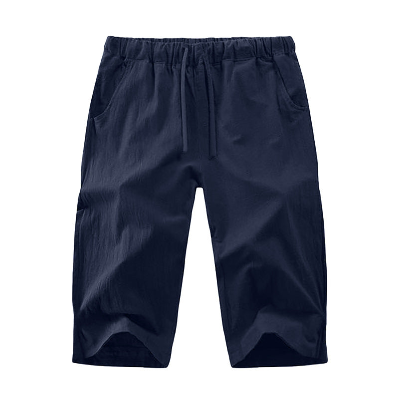 Pantalons de loisirs légers pour hommes avec taille élastique et poches latérales pratiques Chic und Stil