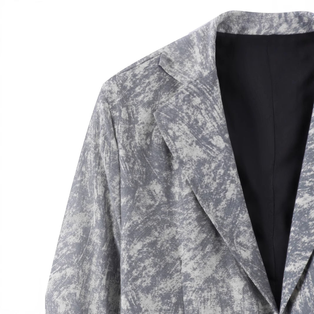Blazer tendance pour hommes avec un motif moderne Chic und Stil
