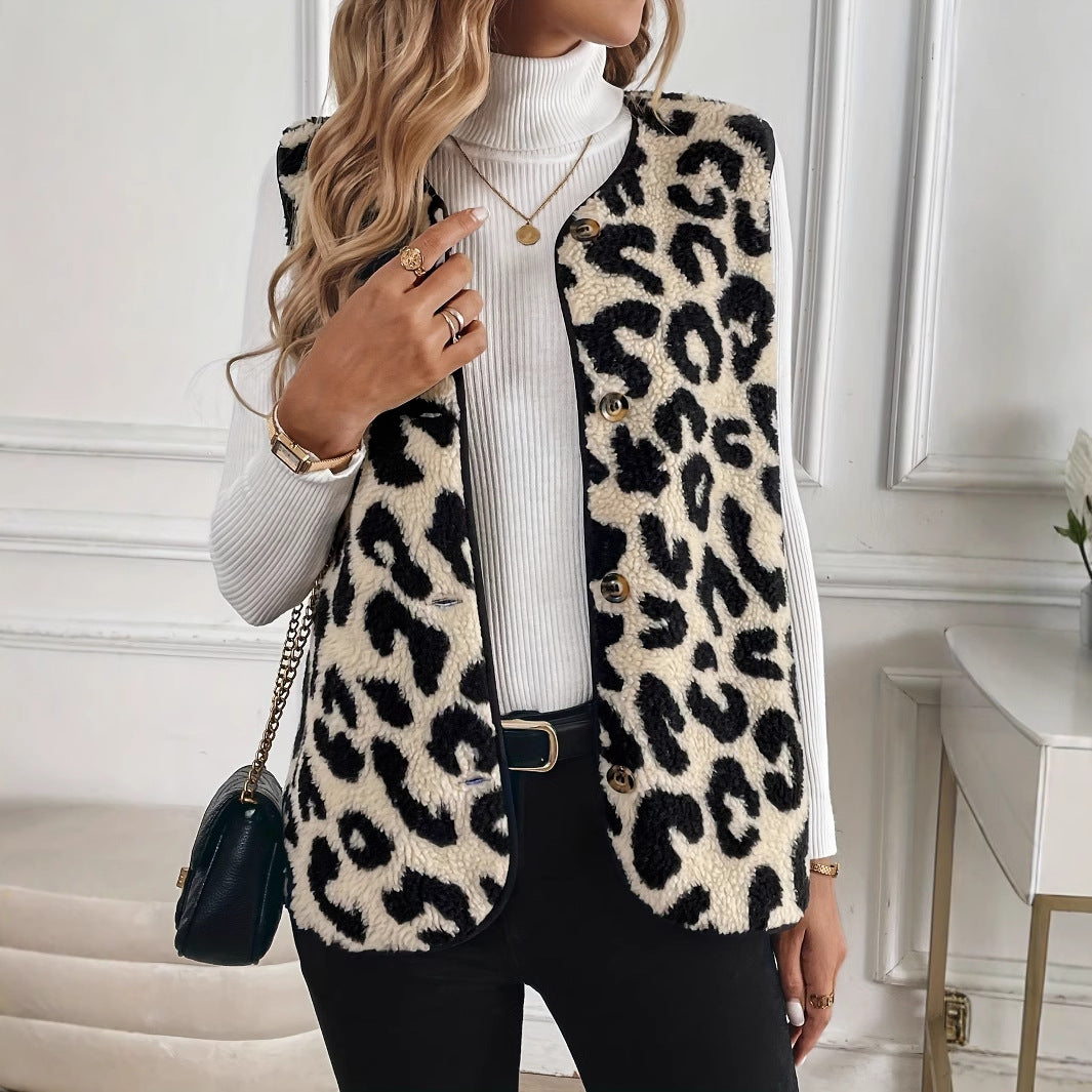 Veste réversible pour femmes avec imprimé animal Chic und Stil