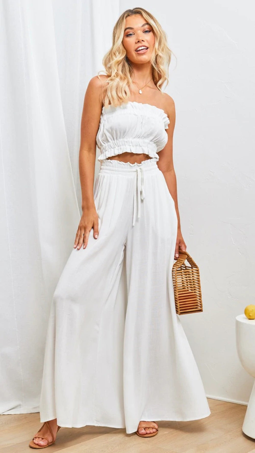 Jupe maxi pour femmes avec taille élastique et poches latérales Chic und Stil