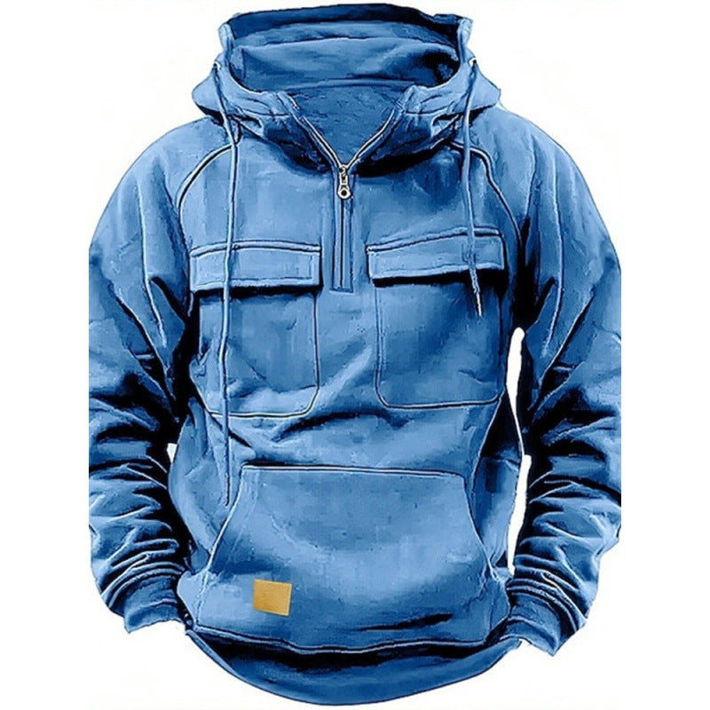 Veste à capuche pratique et chaude pour hommes avec poches Chic und Stil