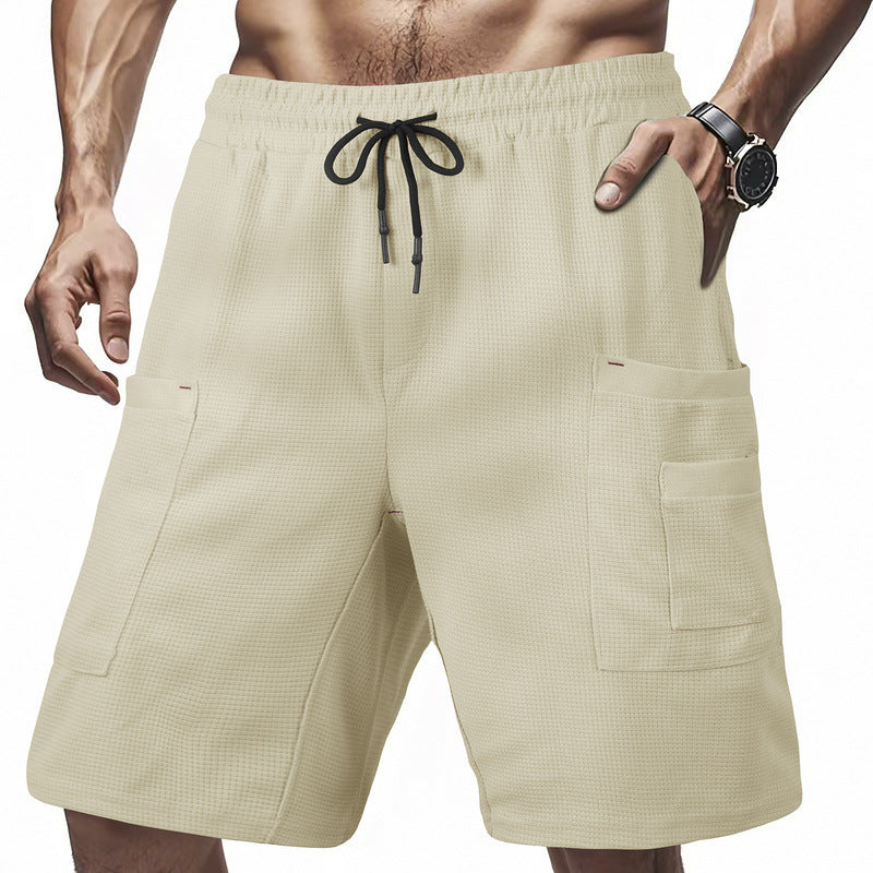 Shorts cargo décontractés pour hommes avec poches latérales pratiques et taille élastique Chic und Stil