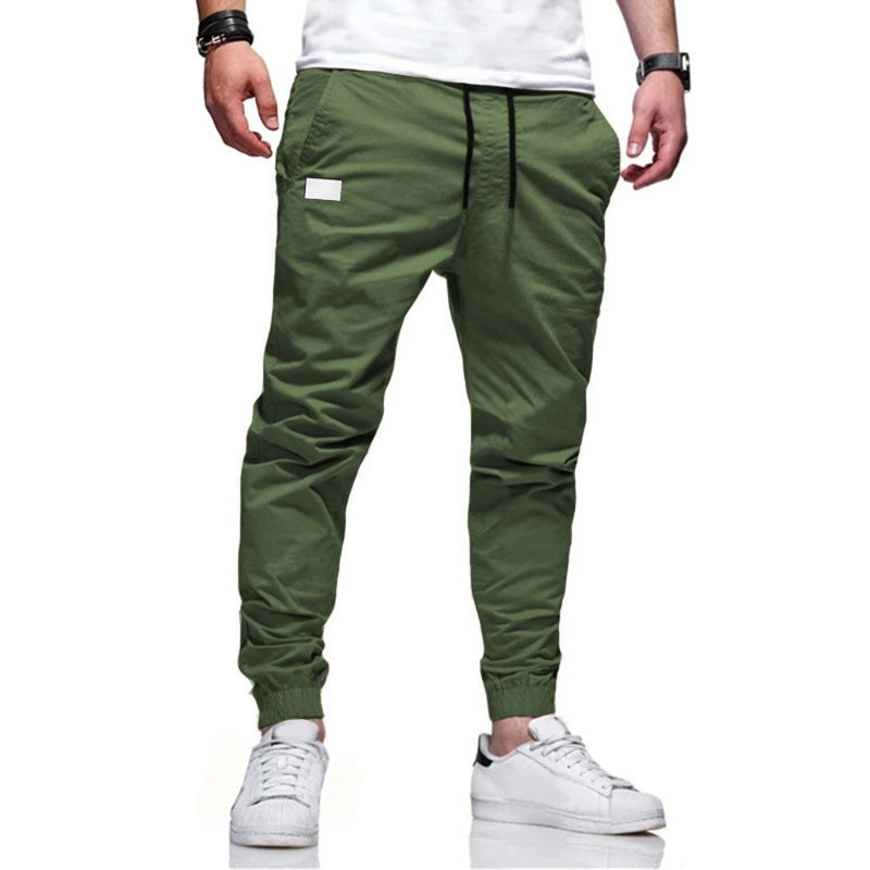 Pantalon cargo stylé pour hommes avec taille élastique et poches latérales pratiques Chic und Stil
