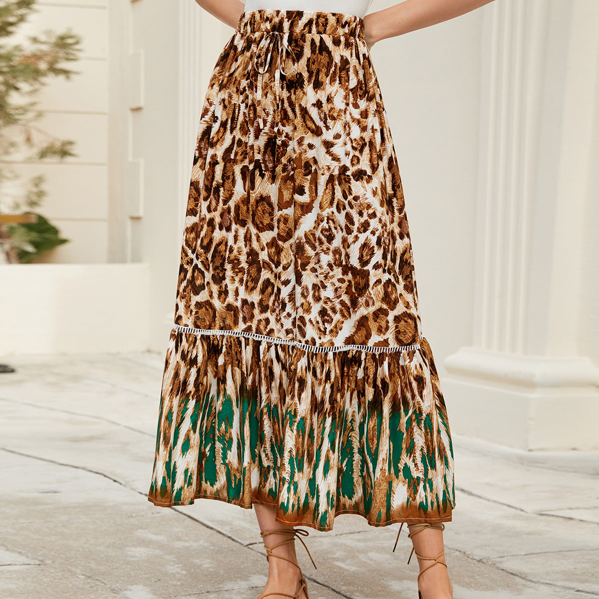 Roc Chic und Stil maxi jupe boho femme