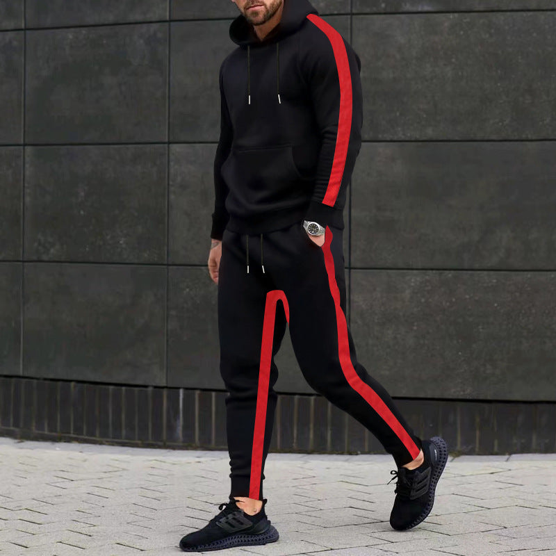 Veste de jogging sportif pour hommes avec éléments latéraux contrastés Chic und Stil