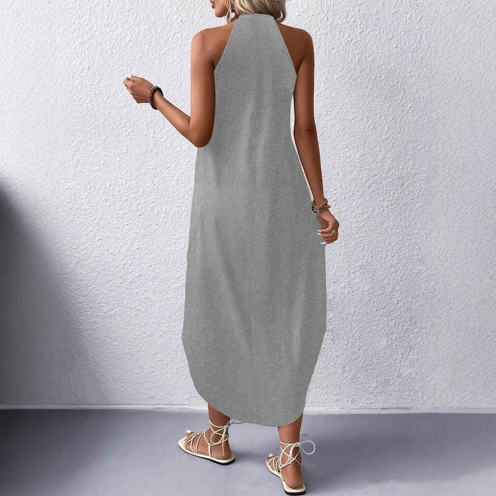 Robe Maxi Halter de Loisirs pour Femmes Chic und Stil