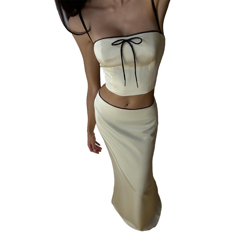 Robe maxi A ligne deux pièces élégante Chic und Stil pour dames