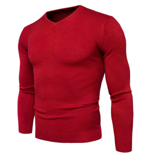 Pull homme en V de haute qualité en coton Chic und Stil