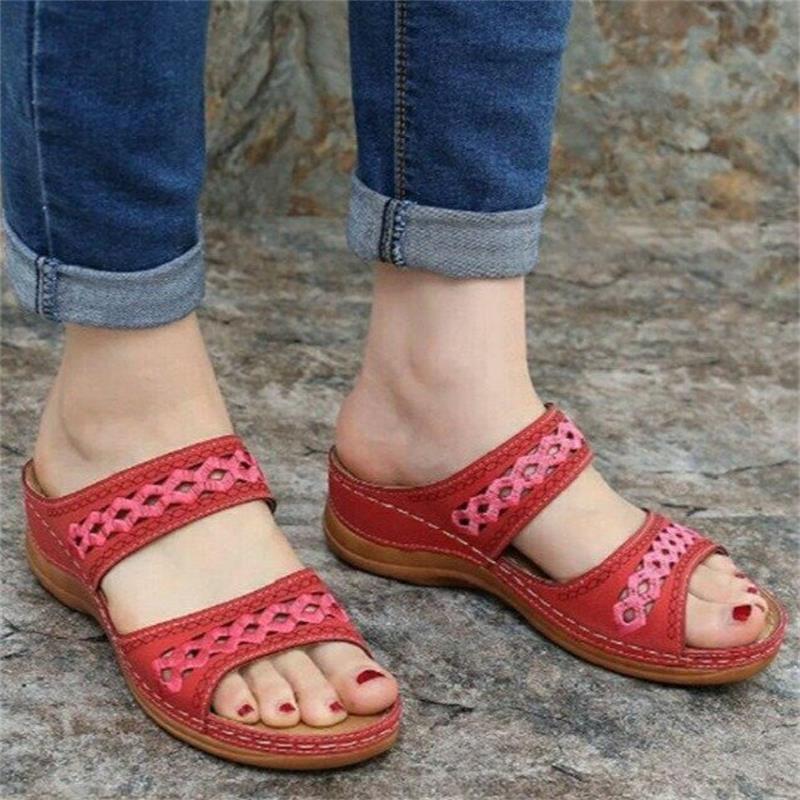 Sandales confortables à lanières pour dames avec semelle ergonomique et design élégant Chic und Stil