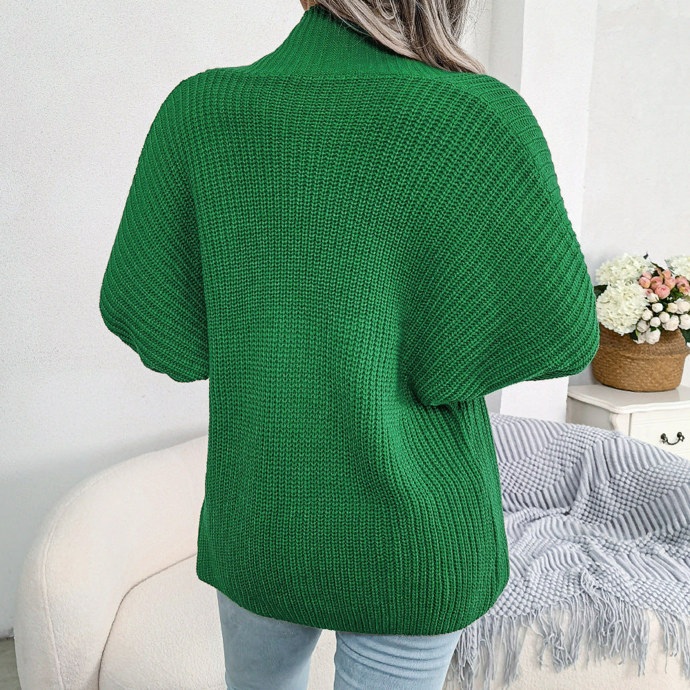 Cardigan en tricot décontracté pour femmes avec un décolleté en V profond et une silhouette surdimensionnée Chic und Stil