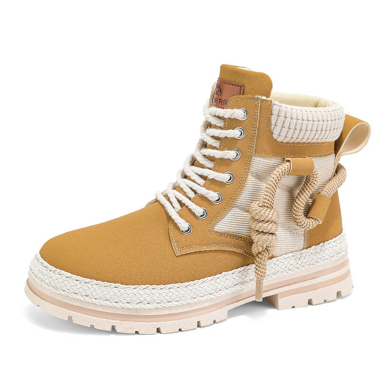 Bottes d'hiver modernes et confortables pour femmes avec col haut et semelle antidérapante Chic und Stil