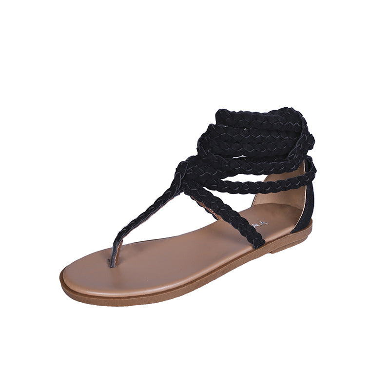 Sandales à bride élastique pour femmes avec séparateur d'orteils Chic und Stil