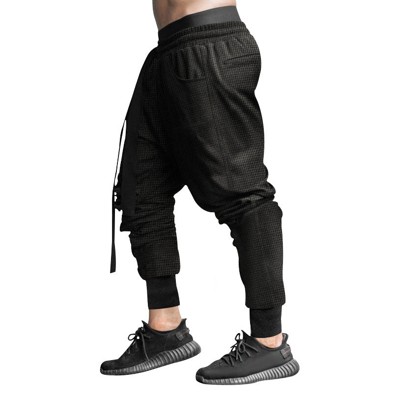 Men's casual harem pants with elastic waistband and side pockets Chic and style