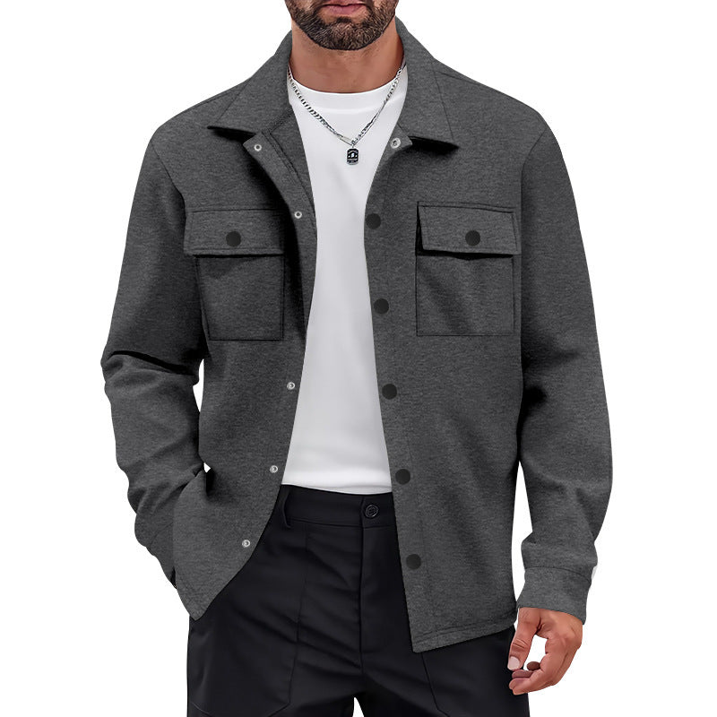 Veste utilitaire décontractée pour hommes avec poches pratiques et détails de bouton Chic und Stil