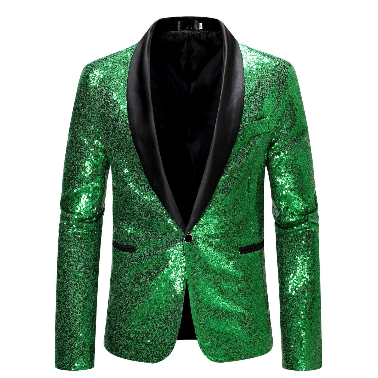 Blazer élégant pour hommes en sequins avec une coupe moderne et des accents scintillants Chic und Stil