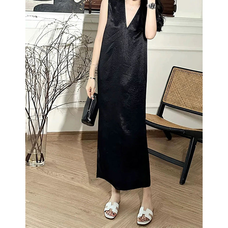 Robe maxi sans manches élégante pour femme Chic und Stil
