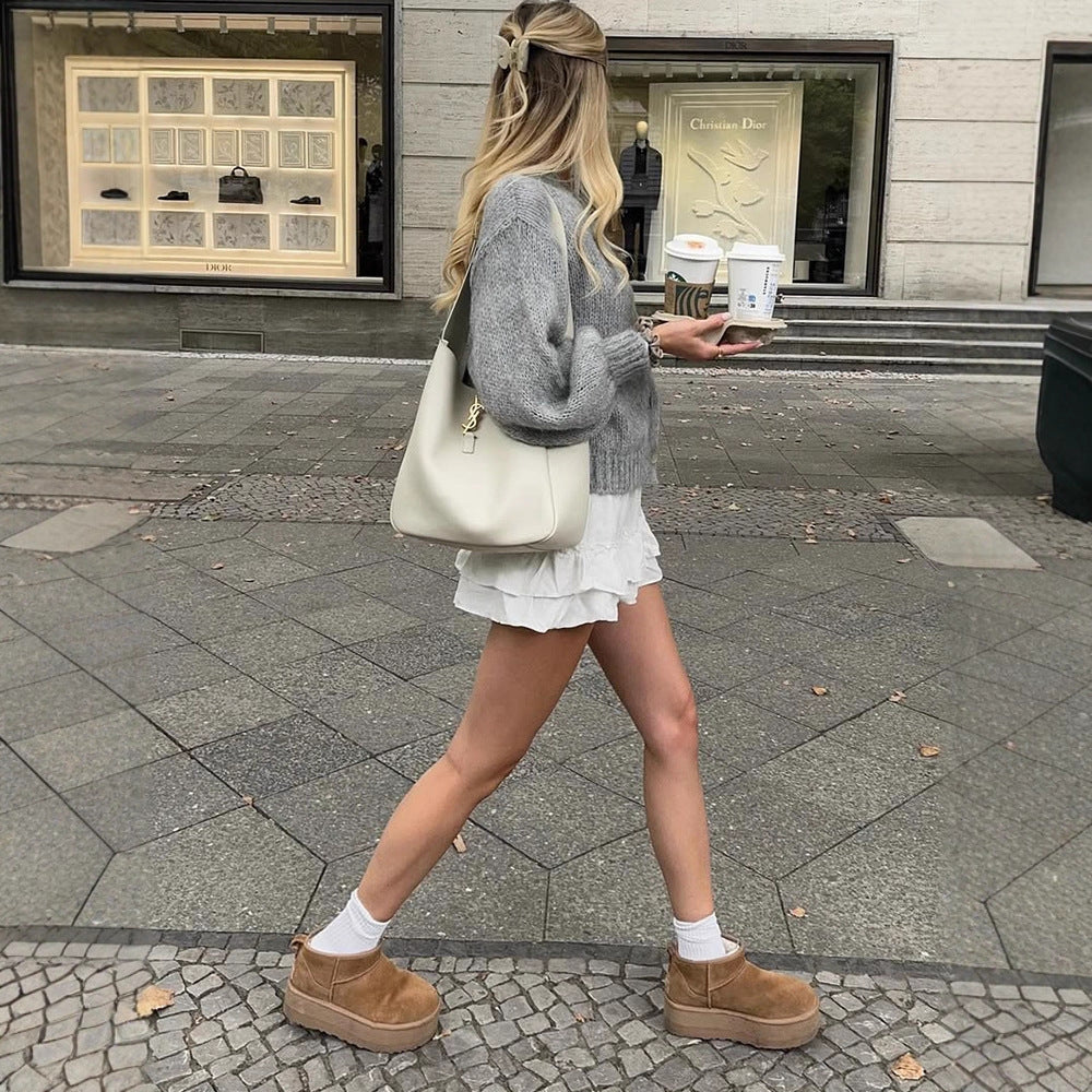 Cardigan en tricot douillet pour femmes Chic und Stil