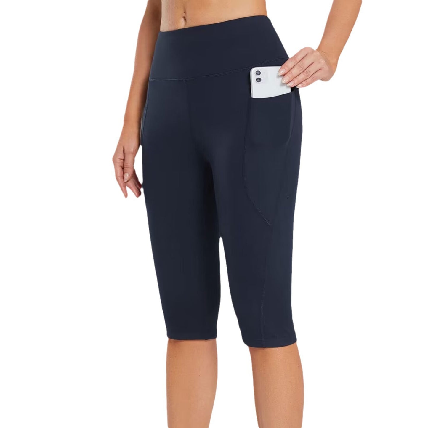 Pantalon Capri sportif pour femmes avec poches latérales pratiques Chic und Stil