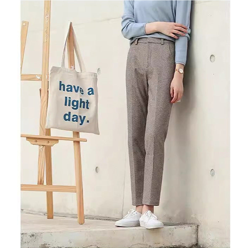Pantalon sur mesure en chevron pour femmes Chic und Stil