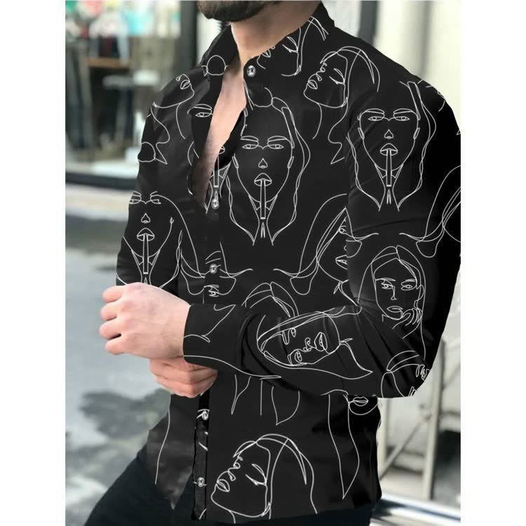 Chemise à manches longues pour hommes avec motif à carreaux Chic und Stil