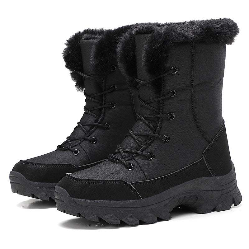Bottes d'hiver pour dames avec doublure intérieure isolante et semelle profilée antidérapante Chic und Stil