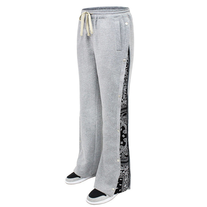 Pantalons décontractés pour hommes avec impression latérale Chic und Stil