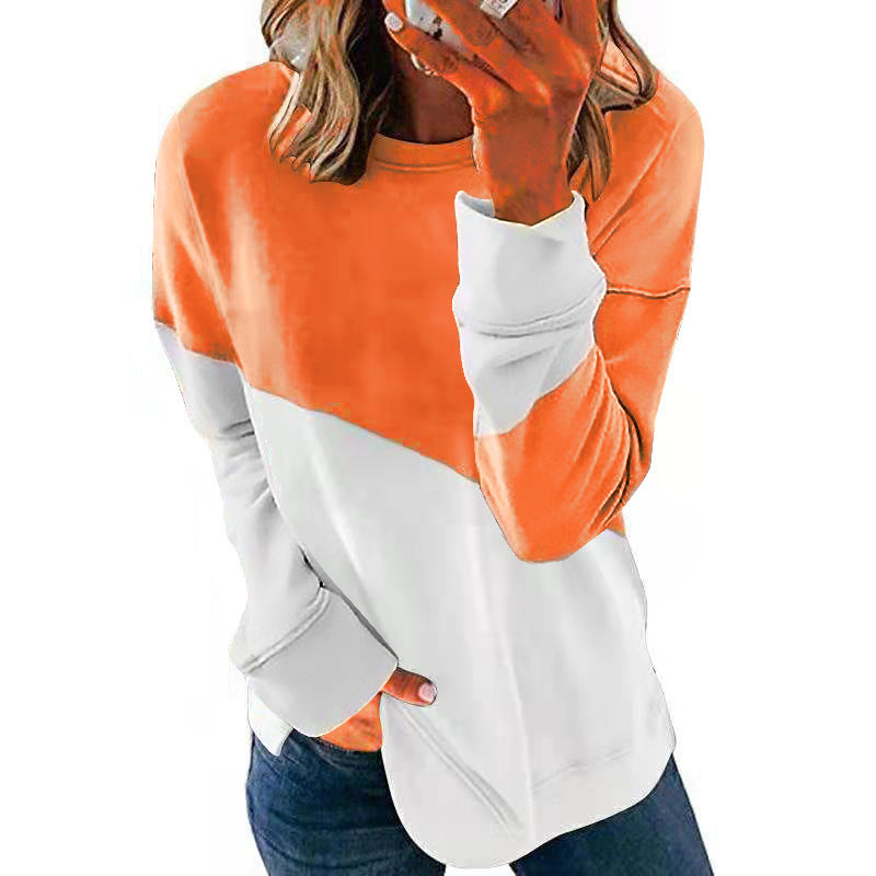 Sweatshirt femmes avec design color block à la mode Chic und Stil