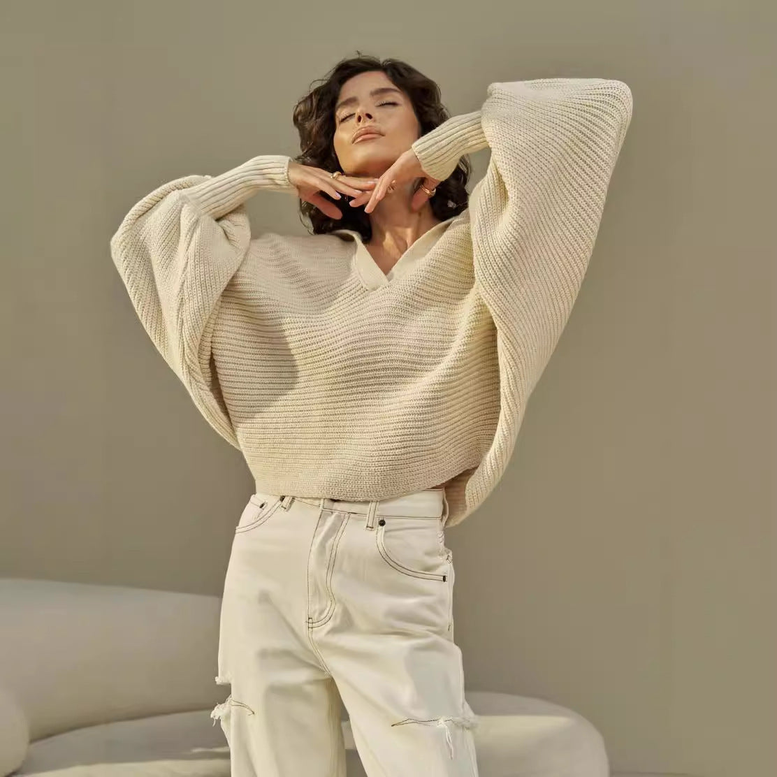 Femme Pull Oversize Douillet Chic und Stil