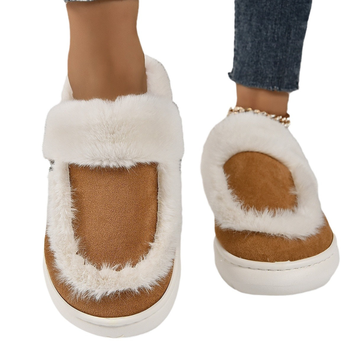 Chaussons pour dames avec doublure douillette et semelle antidérapante Chic und Stil