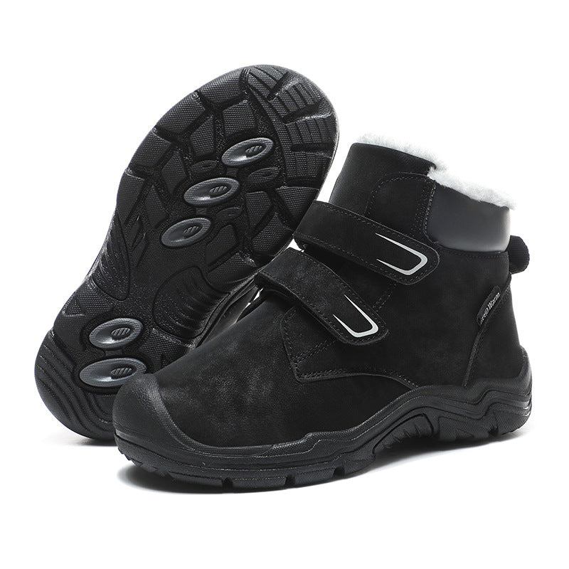 Bottes d'hiver isolées pour femmes avec fermeture Velcro pratique Chic und Stil