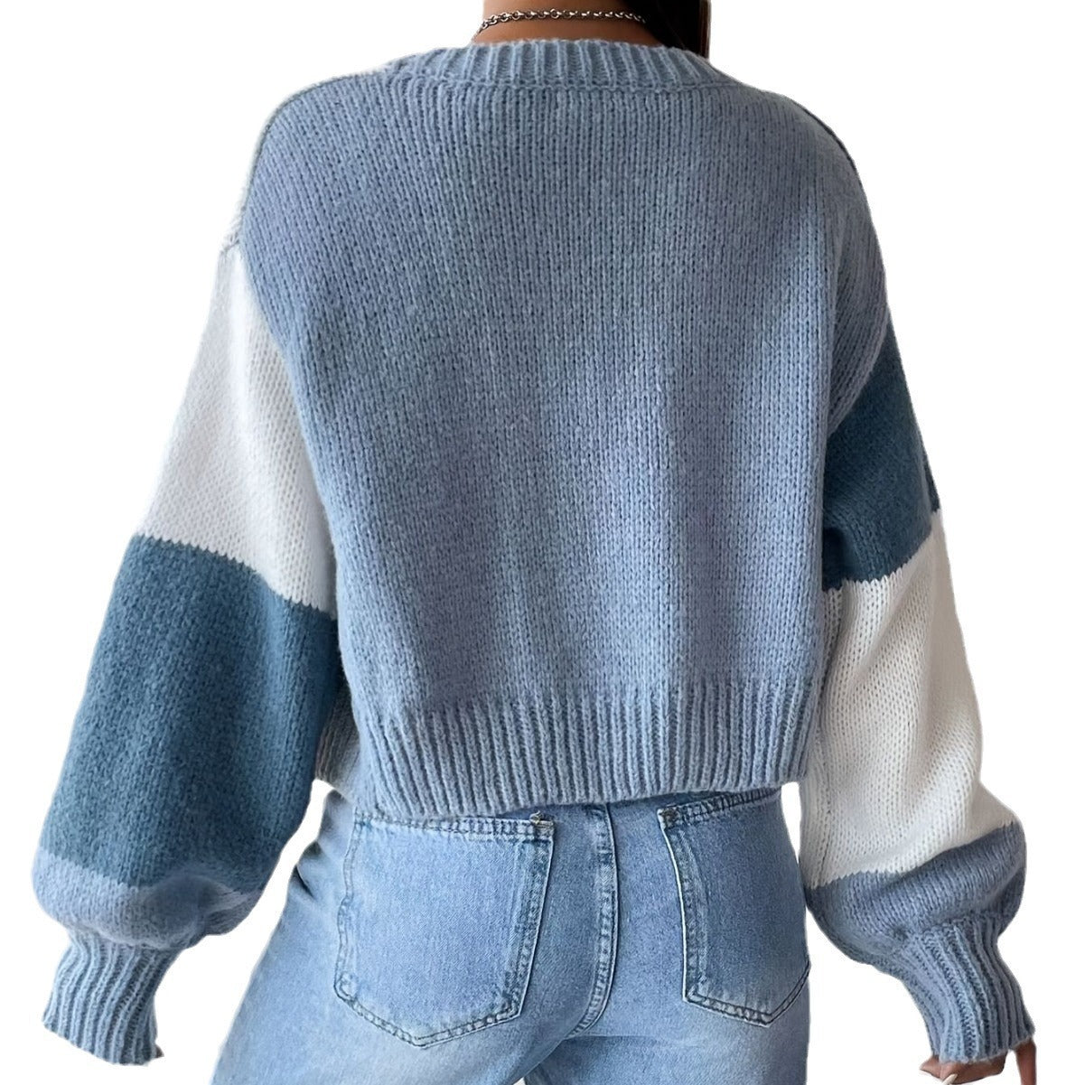 Cardigan décontracté pour femmes dans un design moderne à blocs de couleurs Chic und Stil
