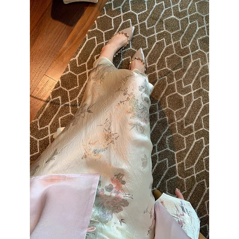 Robe Maxi Imprimé Floral Élégante pour Femmes Chic und Stil