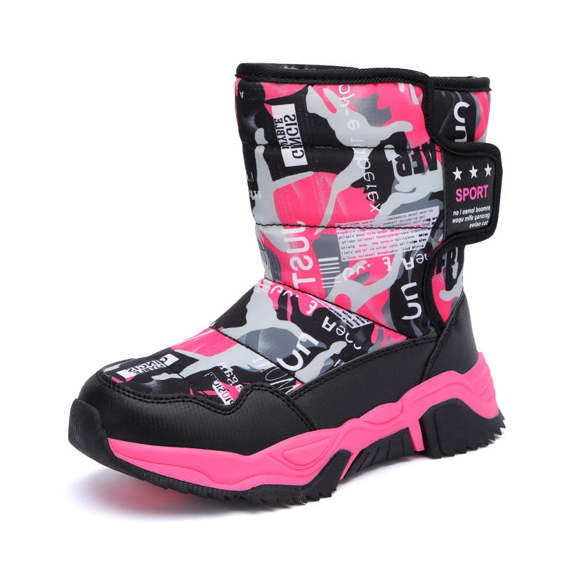 Bottes d'hiver sportives pour femmes avec semelle antidérapante et doublure isolante Chic und Stil