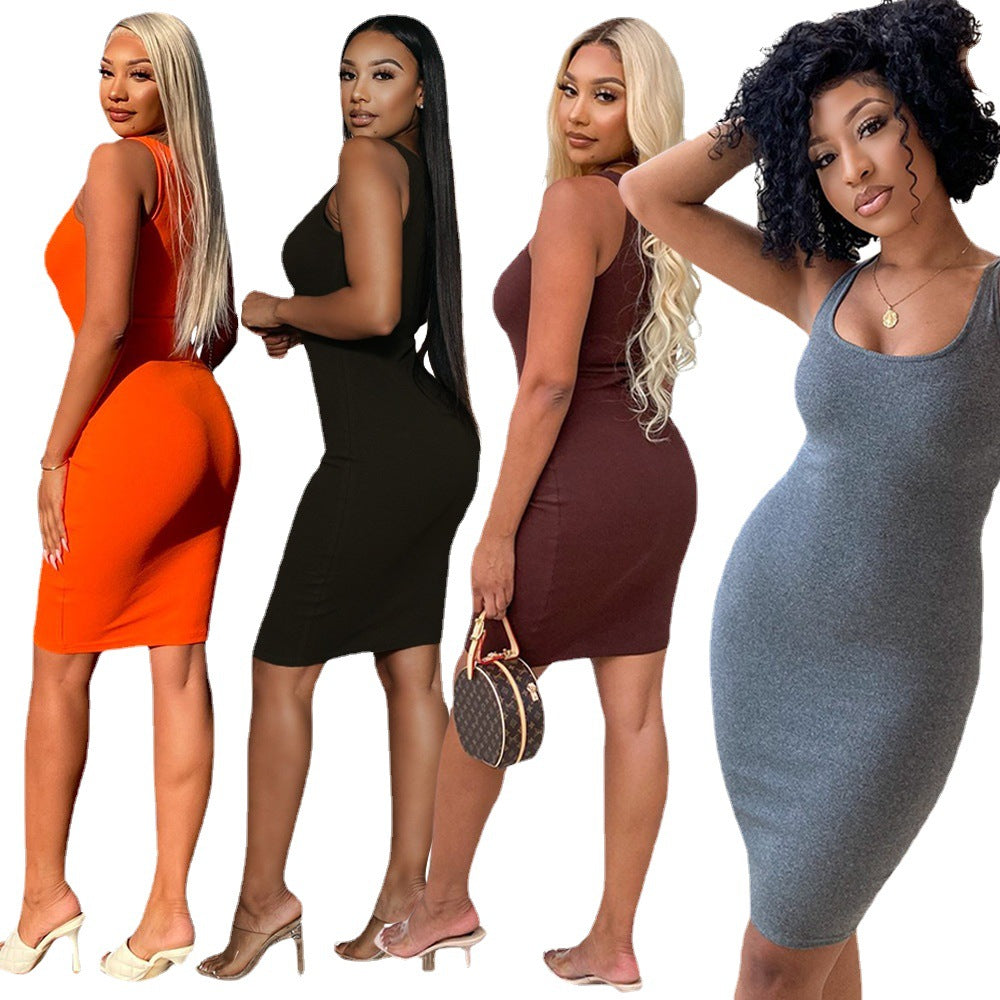 Robe midi ajustée pour femmes Chic und Stil