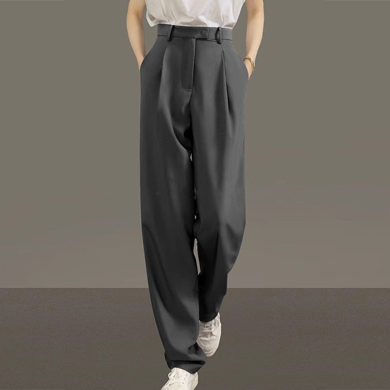Pantalons plissés taille haute pour femmes Chic und Stil 1750847341
