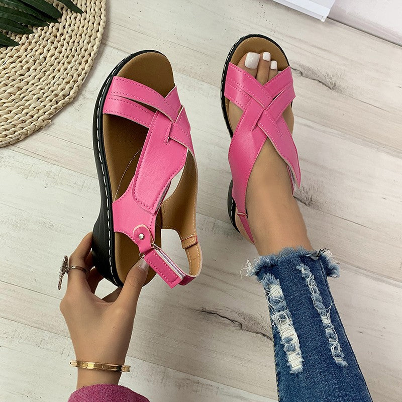 Sandales pour dames à lanières confortables avec semelle anatomique Chic und Stil