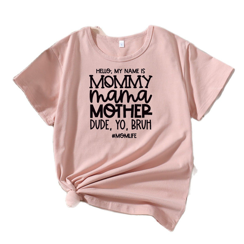 T-shirt graphique Fun Statement Chic und Stil pour femmes