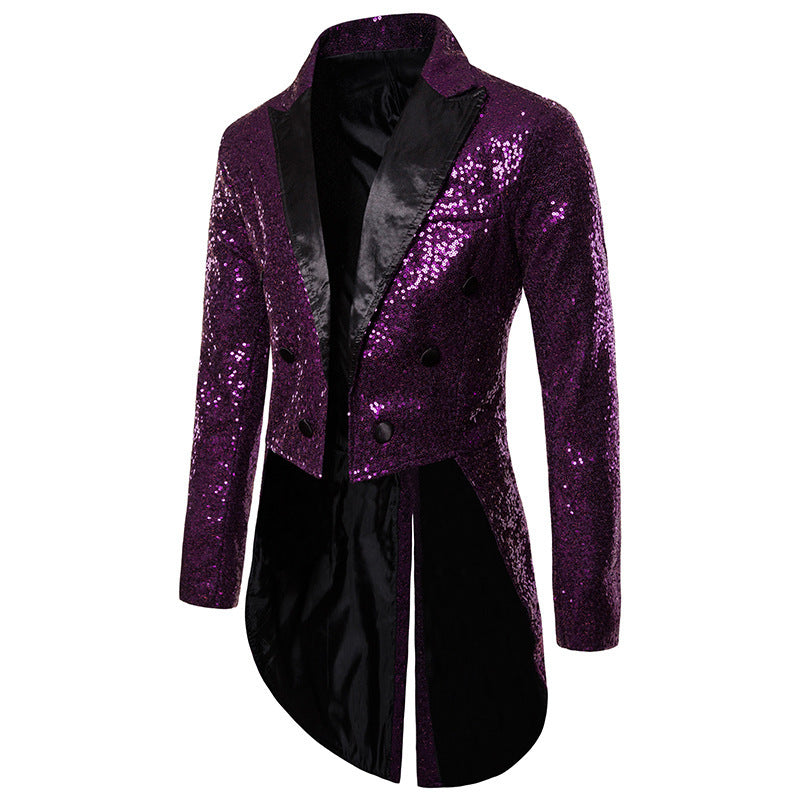 Blazer à sequins glamour pour hommes avec design exclusif Chic und Stil