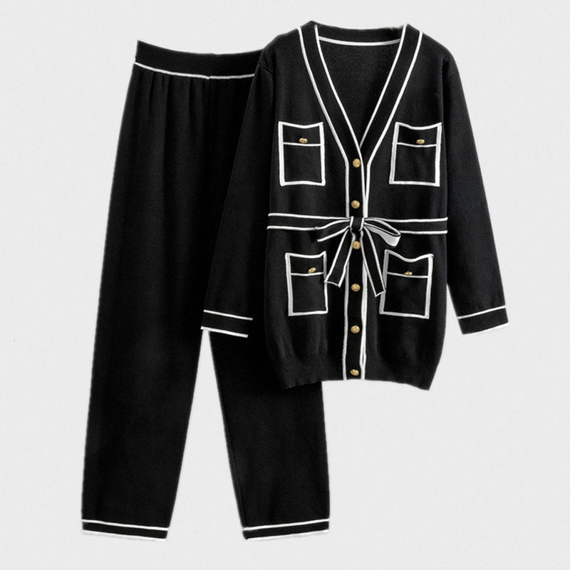 Dames ensemble tricot confortable Chic und Stil