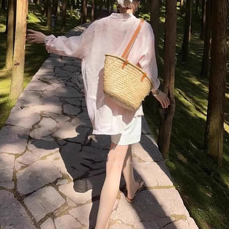 Chemise à boutons pour femmes, coupe décontractée oversize Chic und Stil