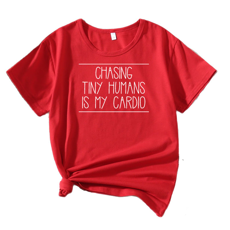 T-shirt de citation sur la parentalité décontracté pour femmes Chic und Stil